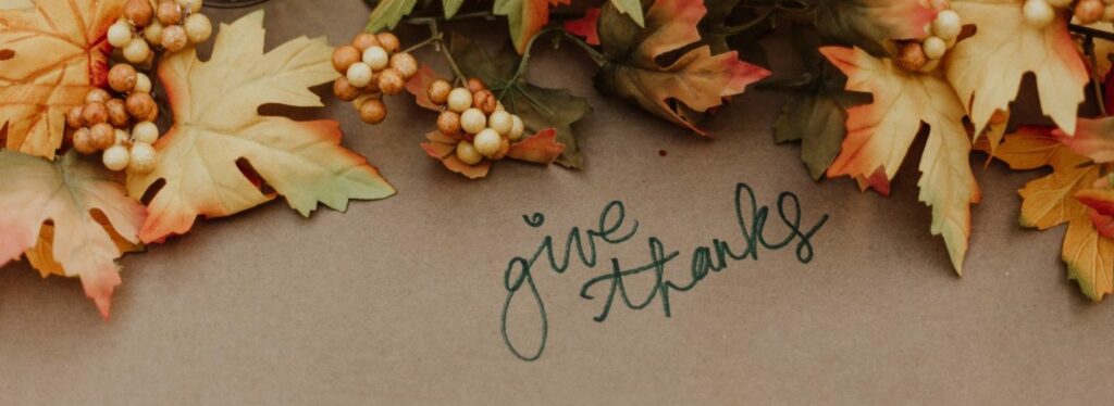 Letter From Leadership: Taking Time for Gratitude