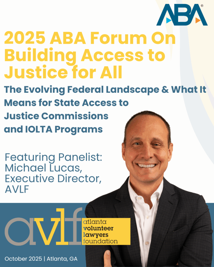 AVLF Executive Director Michael Lucas to Speak on Panel at the American Bar Association’s Access to Justice Conference