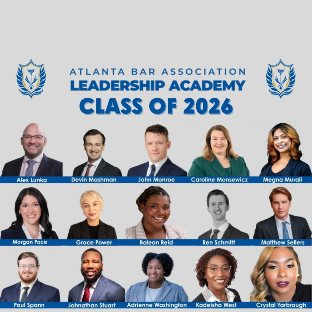 Grace Power Selected for Atlanta Bar Association 2026 Leadership Academy