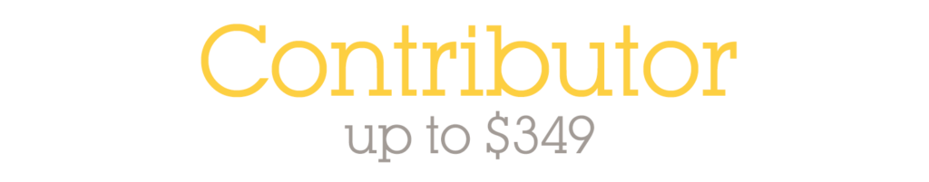 Contributor - up to $349